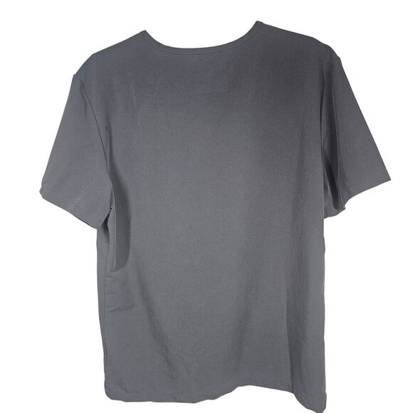 FIGS Leon Three-Pocket Scrub Top in Charcoal Gray Men's Size M - Picture 3 of 9
